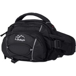 Czarna torba turystyczna Loap Giro na pas. Czarne torby podróżne damskie Erima, bez wzorów, z materiału. Za 101.83 zł.