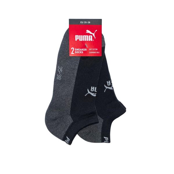 Puma Skarpety 2-Pack 93899603. Czarne skarpety męskie Puma, bez wzorów, z bawełny. Za 53.05 zł.