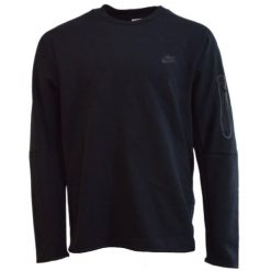 Bluza męska bawełniania Nike Tech Fleece Czarna - CU4505-010 XXL. Czarne bluzy męskie Nike, m, bez wzorów, z bawełny, sportowe, bez ramiączek, bez kaptura. Za 379.50 zł.