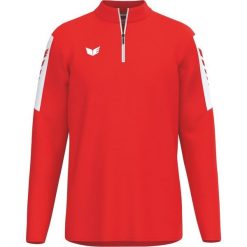 Erima Intro Training Top Red - treningowa bluza z nadrukiem Erima Wings. Czerwone bluzy damskie 55PROTEC, s, bez wzorów, z materiału, bez ramiączek, bez kaptura. Za 160.00 zł.