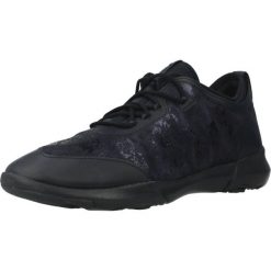 Buty GEOX D NEBULA X A Niebieski. Niebieskie obuwie trekkingowe damskie Geox, z materiału, bez zapięcia. Za 306.99 zł.