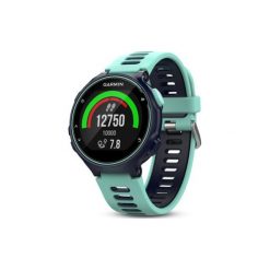 Zegarek sportowy GPS GARMIN Forerunner 735XT Granatowy/jasnobłękitny. Niebieskie zegarki sportowe Garmin, z aplikacjami, do biegania. Za 1,099.00 zł.