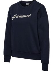 Hummel Bluza treningowa hmlCLUB W z miękkim wnętrzem – NIGHT SKY. Niebieskie bluzy damskie Hummel, m, bez wzorów, z bawełny, bez ramiączek, bez kaptura. Za 214.50 zł.