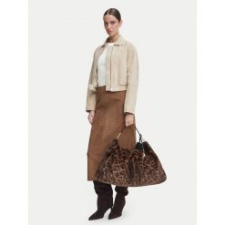 Torebka Liu Jo. Brązowe shopperki damskie Liu Jo, bez wzorów, bez dodatków. Za 499.99 zł.
