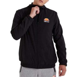 Męska Kurtka Dresowa Sella. Czarne kurtki męskie Ellesse, m, bez wzorów, z dresówki, z kapturem. Za 275.99 zł.