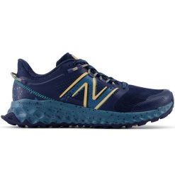 Buty damskie New Balance Fresh Foam Garoé WTGARON1 – granatowe. Niebieskie obuwie sportowe damskie New Balance, bez wzorów, z materiału, bez zapięcia, do biegania. Za 299.99 zł.