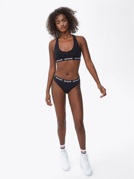 Sprandi Dół od bikini SP22-KOS001B Czarny. Czarne bikini Sprandi, bez wzorów, z syntetyku. Za 49.99 zł.