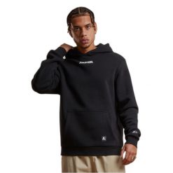 Bluza z kapturem z małym logo Starter Essential. Czarne bluzy męskie Starter, m, bez wzorów, z kapturem. Za 237.50 zł.