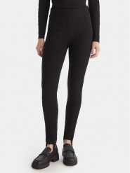 MICHAEL Michael Kors Legginsy MF530W7JWV Czarny Slim Fit. Czarne legginsy damskie MICHAEL Michael Kors, bez wzorów, z syntetyku. Za 419.99 zł.