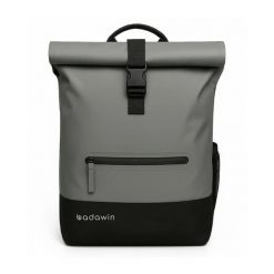 Torba 2 w 1 Anna szara 27L. Szare torby na laptopa damskie BADAWIN, bez wzorów, z tkaniny. Za 376.00 zł.