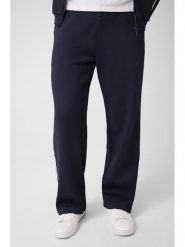 Guess Spodnie materiałowe Z6YB19 K5011 Granatowy Regular Fit. Niebieskie spodnie materiałowe męskie Guess, z aplikacjami, z dresówki. Za 434.99 zł.