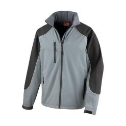Kurtka softshell z kapturem Result Ice Fell. Czarne kurtki męskie RESULT, m, bez wzorów, z elastanu, z kapturem. Za 318.00 zł.