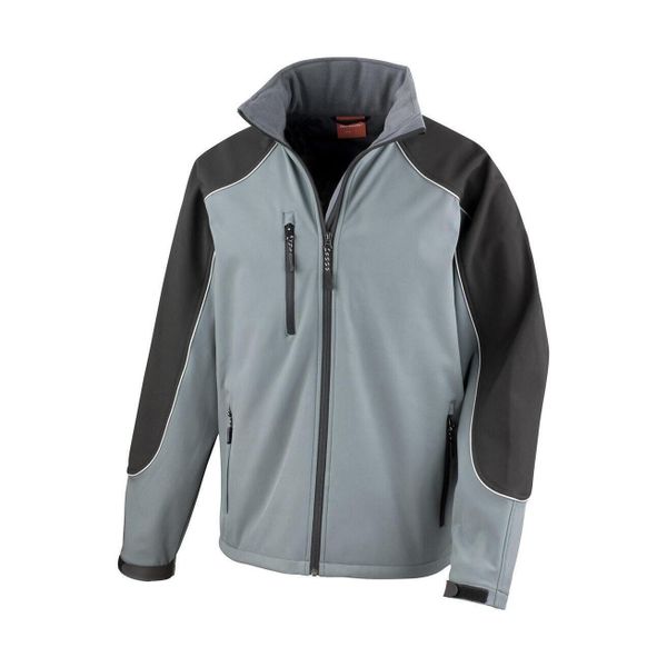 Kurtka softshell z kapturem Result Ice Fell. Czarne kurtki męskie RESULT, m, bez wzorów, z elastanu, z kapturem. Za 271.25 zł.