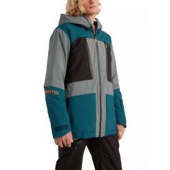 Kurtka narciarska męska O'Neill Gtx. Czarne kurtki sportowe męskie O'Neill, na zimę, m, bez wzorów, z materiału, bez kaptura, narciarskie. Za 1,999.00 zł.