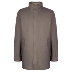 Kurtka GEOX M VINCIT Szary. Szare kurtki męskie Geox, m, bez wzorów, z tkaniny, bez kaptura. Za 570.99 zł.
