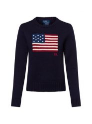 Polo Ralph Lauren Sweter z dzianiny Kobiety Bawełna niebieski, XS. Niebieskie swetry nierozpinane damskie Polo Ralph Lauren, xs, bez wzorów, z bawełny, bez kołnierzyka, bez ramiączek. Za 1,799.95 zł.