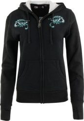 Damska bluza C1rca Tatttoo czarna. Białe bluzy damskie C1rca, s, z aplikacjami, z bawełny, bez ramiączek, z kapturem. Za 204.99 zł.