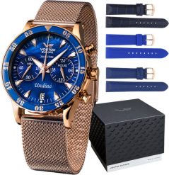 Zegarek damski Vostok Europe VK64-515B670B różowe złoto. Czerwone zegarki damskie Vostok Europe, złote. Za 3,282.99 zł.