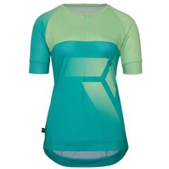 Koszulka rowerowa (z krótkim rękawem) damska SILVINI Women Jersey STABINA. Zielone koszulki sportowe damskie Silvini, bez wzorów, z jersey, bez ramiączek. Za 249.99 zł.