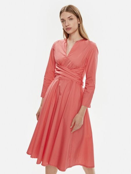 MAX&Co. Sukienka codzienna Disco 2416221154200 Pomarańczowy Regular Fit. Brązowe sukienki damskie MAX&Co., na co dzień, bez wzorów, z bawełny, bez kołnierzyka, bez ramiączek, proste. Za 719.99 zł.