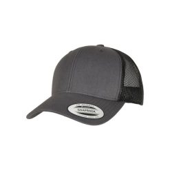 Czapka Flexfit retro bicolore. Brązowe czapki damskie FLEXFIT, bez wzorów, z tkaniny, klasyczne. Za 89.00 zł.