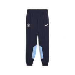 Młodzieżowe spodnie Manchester City ftblARCHIVE PUMA Navy Team Light Blue. Niebieskia spodnie dresowe damskie Puma, m, bez wzorów, z dresówki, do piłki nożnej. W wyprzedaży za 189.00 zł.