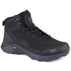 Obuwie Męskie Trekkingowe czarne. Czarne trekkingi męskie bez zapięcia. Za 317.50 zł.