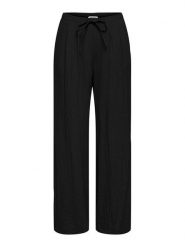 ONLY Spodnie materiałowe Lita 15370273 Czarny Relaxed Fit. Czarne spodnie materiałowe damskie ONLY, bez wzorów, z materiału. Za 169.99 zł.