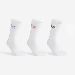 Skarpety sportowe tenis Reebok długie 3 pary. Skarpety męskie Reebok, bez wzorów, z bawełny. Za 39.99 zł.