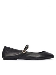 HUGO Baleriny Tylia 50557751 Czarny. Czarne balerinki damskie Hugo, bez wzorów, ze skóry, bez obcasa, bez zapięcia. Za 699.99 zł.