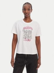 Liu Jo T-Shirt WA6132 JS923 Biały Regular Fit. Białe t-shirty damskie Liu Jo, m, bez wzorów, z bawełny, bez kołnierzyka, bez ramiączek. Za 259.99 zł.