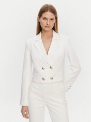 Guess Marynarka W5GN67 WH9Y2 Kolorowy Regular Fit. Marynarki i żakiety damskie Guess, z aplikacjami, z syntetyku, bez kołnierzyka, bez ramiączek. Za 379.99 zł.