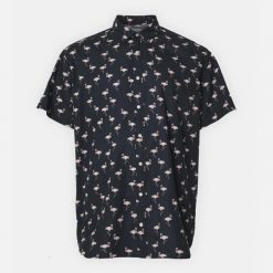 Koszula Jack & Jones Sunshade marynarka w kolorze granatowym. Niebieskie garnitury męskie Jack&Jones, bez wzorów, bez kołnierzyka, bez ramiączek. Za 169.16 zł.