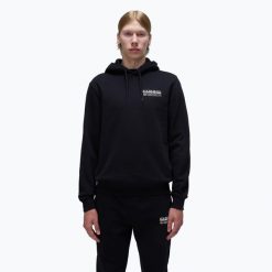Bluza męska Napapijri B-Kasba Hint. Czarne bluzy męskie Napapijri, m, bez wzorów, bez ramiączek, bez kaptura. W wyprzedaży za 358.35 zł.