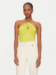 Marciano Guess Top 5GGP06 6259A Zielony Regular Fit. Zielone topy damskie Marciano Guess, s, z aplikacjami, z syntetyku, bez kołnierzyka, bez ramiączek. Za 359.99 zł.