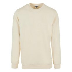 Męski Sweter Z Frotte Z Dekoltem W Szpic. Brązowe swetry męskie Urban Classics, m, bez wzorów, bez kołnierzyka, bez ramiączek. Za 120.99 zł.