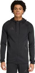 Adidas Bluza męska adidas Tiro 26 Travel Sweat Hoodie czarna KF6075 XL. Czarne bluzy męskie Adidas, m, bez wzorów, bez kaptura. Za 355.31 zł.