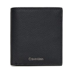 Portfel Calvin Klein. Czarne portfele męskie Calvin Klein, bez wzorów. Za 296.99 zł.