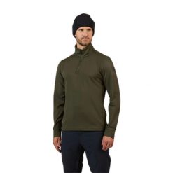 1/2 zip fleece Rossignol. Zielone bluzy sportowe męskie Rossignol, na zimę, bez wzorów, z polaru, bez kaptura, narciarskie. Za 411.00 zł.