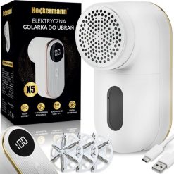 Golarka do ubrań Heckermann X5 Biała. Golarki i trymery Heckermann. Za 35.99 zł.