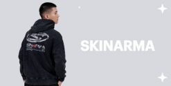 Skinarma bluza Vulcan L czarny/black. Czarne bluzy męskie SKINARMA, l, bez wzorów, bez ramiączek, bez kaptura. Za 370.41 zł.