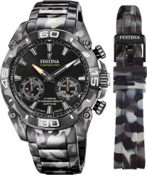 Zegarek Festina Zegarek męski Festina F20545-1 szary. Szare zegarki męskie Festina, bez wzorów. Za 1,733.00 zł.