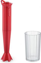 Blender ręczny Plissé czerwony. Czerwone blendery Alessi. Za 473.00 zł.