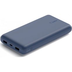 Belklin Power Bank 20k USB-A & C 15W blue. Niebieskie powerbanki . Za 109.90 zł.