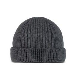 Czapka z wełny merino rybacka Ervin. Niebieskie czapki damskie Buff, bez wzorów, prążkowane. Za 160.99 zł.