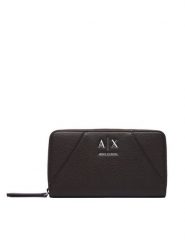 Armani Exchange Portfel XW000359 AF26569 U6032 Brązowy ciemny. Brązowe portfele damskie Armani Exchange, ze skóry. Za 404.99 zł.