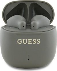 Słuchawki Guess Guess Bluetooth headphones GUTWSJ14ESGE TWS + docking station taupe Printed Classic Logo. Słuchawki bezprzewodowe Guess. Za 145.72 zł.