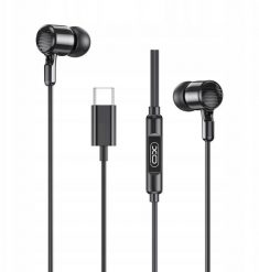 XO słuchawki przewodowe EP81 USB-C douszne czarne. Czarne słuchawki douszne XO. Za 17.59 zł.
