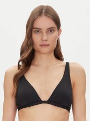 Calvin Klein Swimwear Góra od bikini Fixed Triangle-Rp KW0KW02844 Czarny. Czarne bikini Calvin Klein Swimwear, bez wzorów, z syntetyku. Za 129.99 zł.
