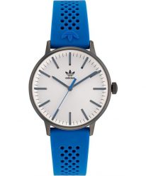 Zegarek Męski Adidas AOSY22019. Białe, analogowe zegarki męskie Adidas, bez wzorów, z gumy, ze stali. Za 416.05 zł.